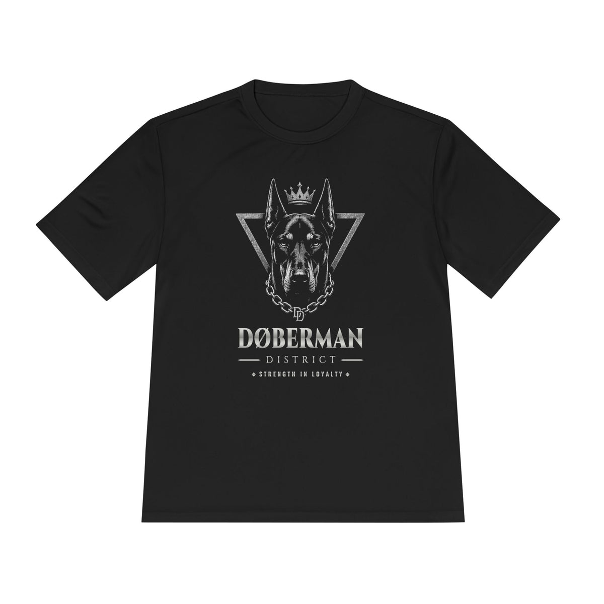 DOBERMAN DISTRICT UNISEX MOISTURE WICKING TEE