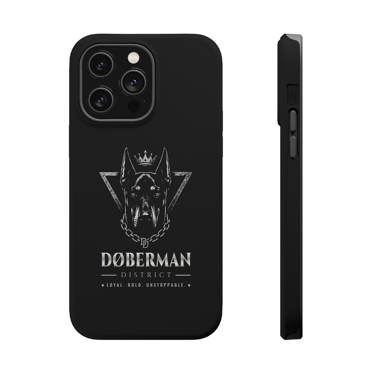 DOBERMAN DISTRICT MAGNETIC PHONE CASES