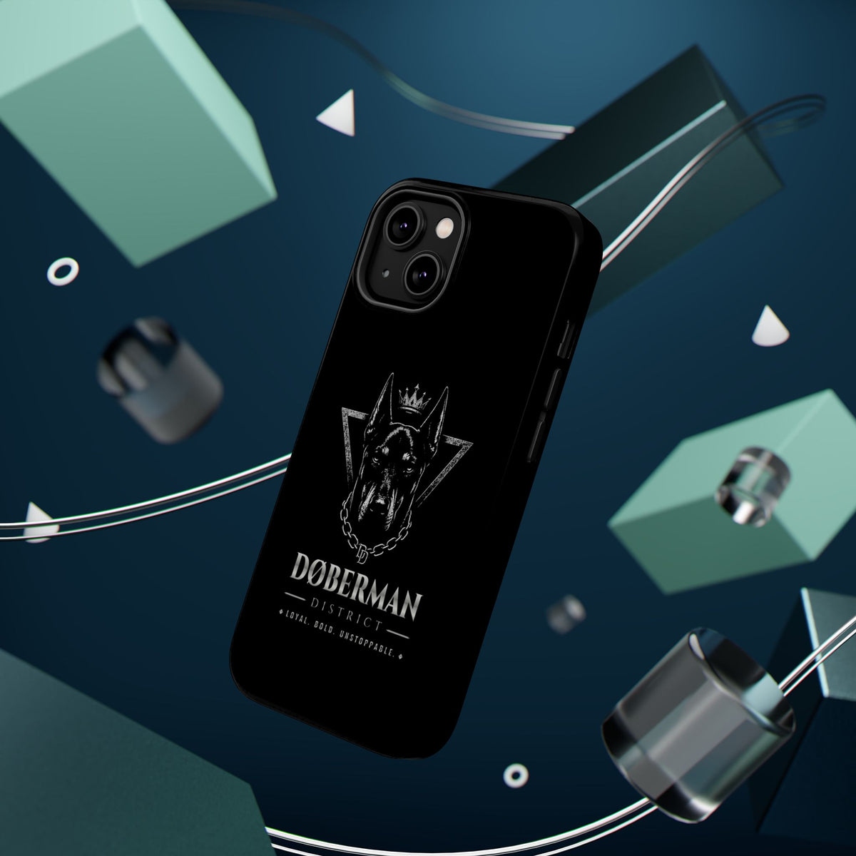 DOBERMAN DISTRICT MAGNETIC PHONE CASES