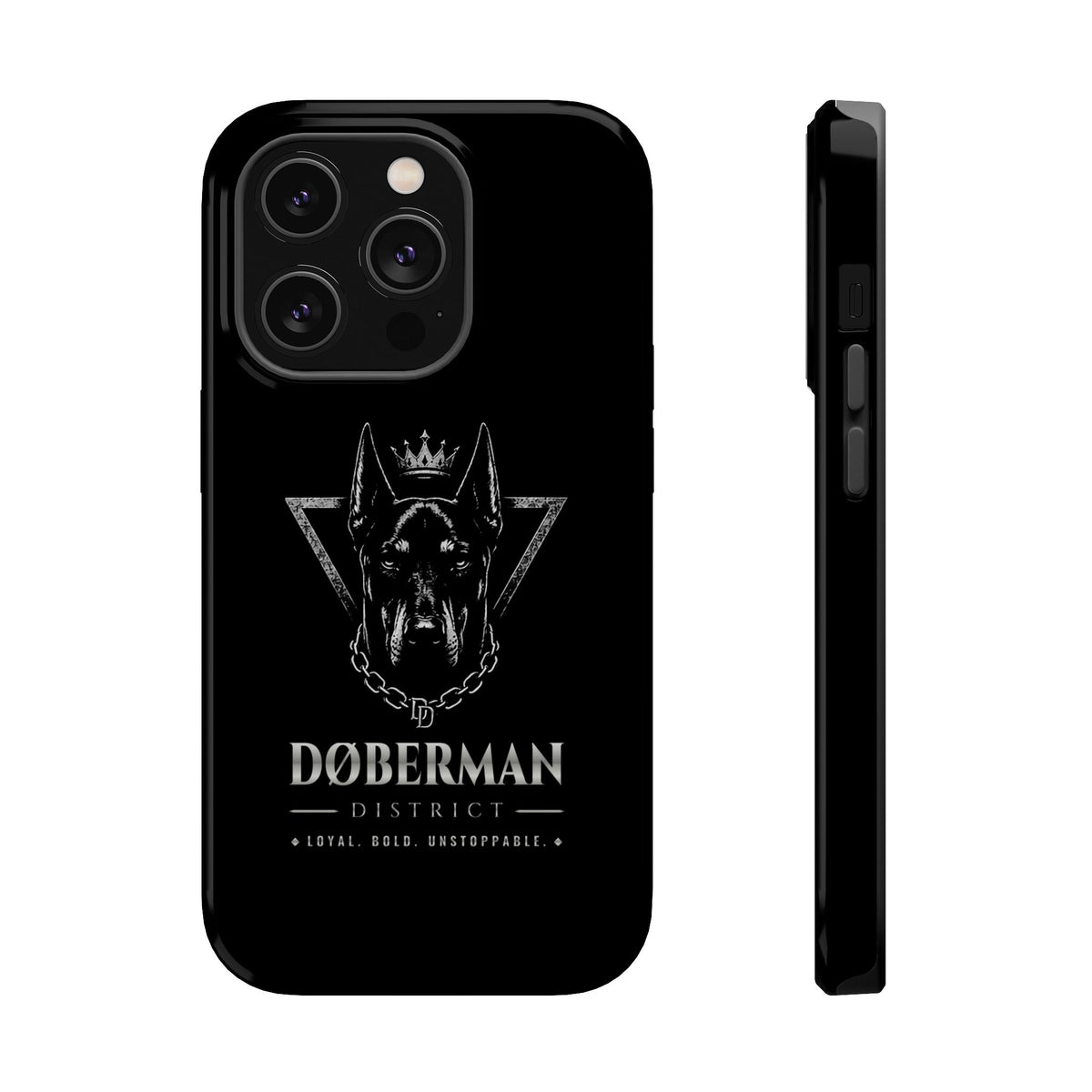 DOBERMAN DISTRICT MAGNETIC PHONE CASES