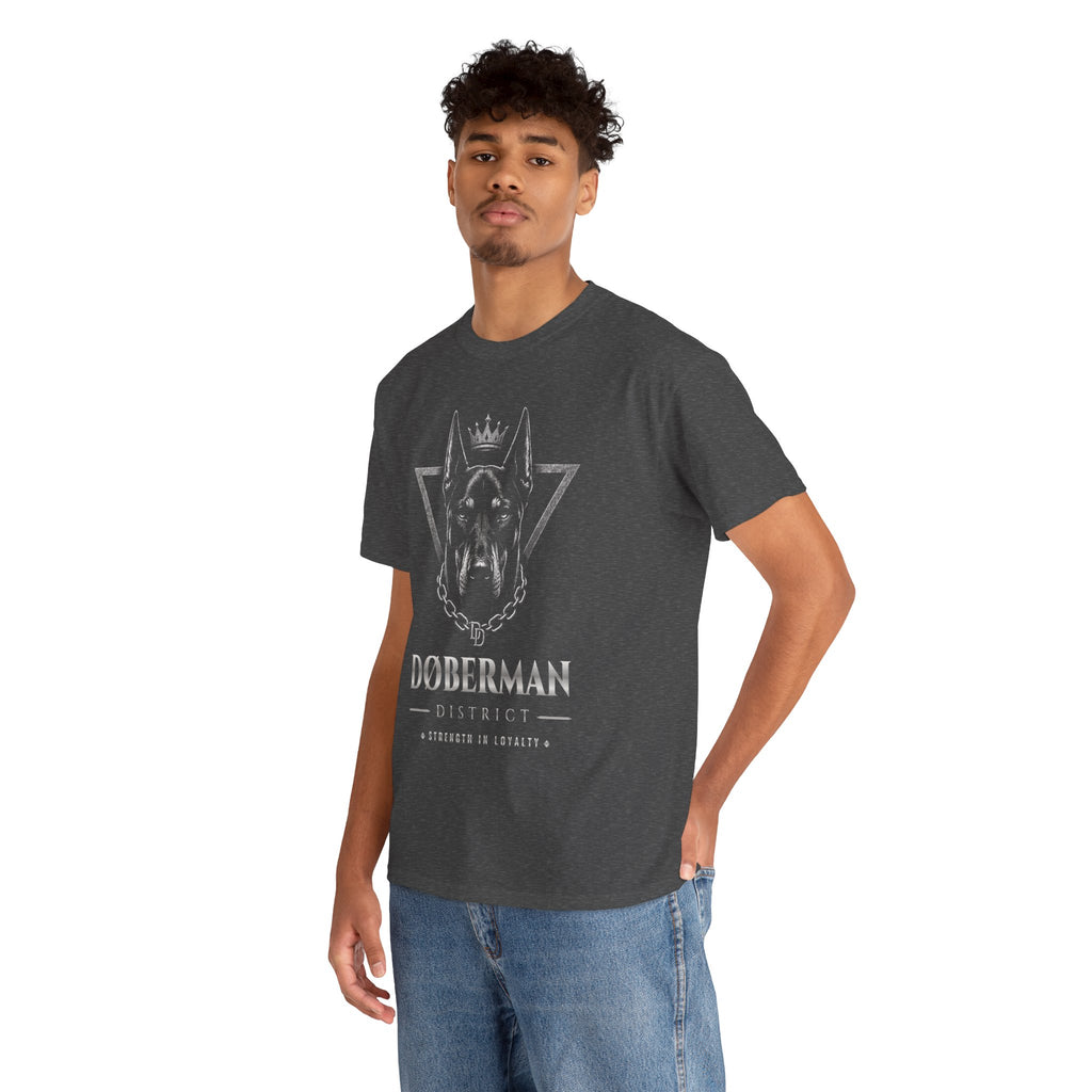 DOBERMAN DISTRICT UNISEX HEAVY COTTEN TEE