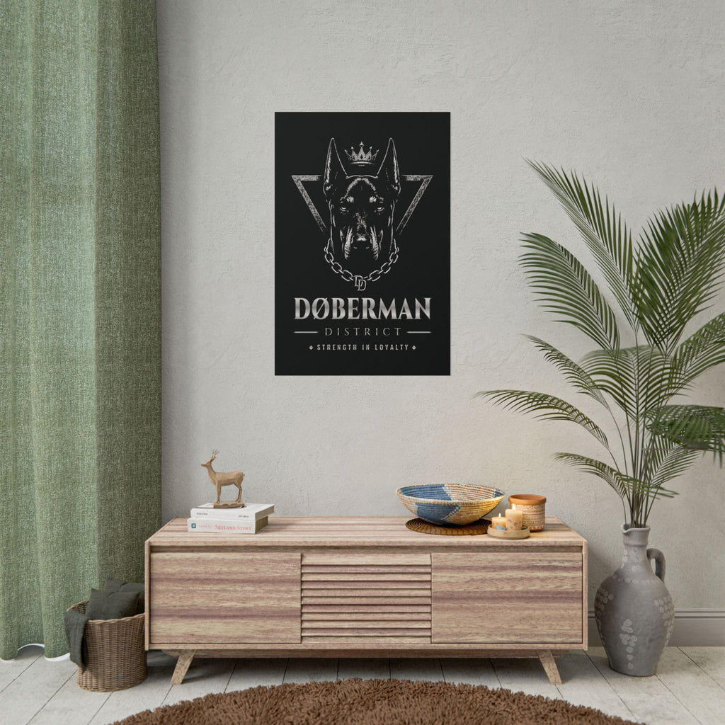 DOBERMAN DISTRICT 24X36 Poster
