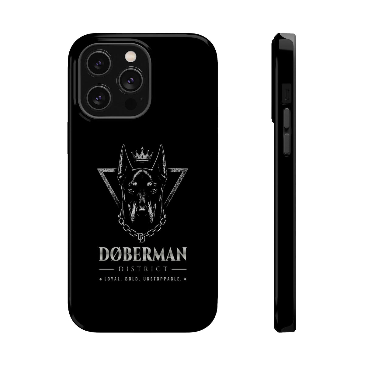 DOBERMAN DISTRICT MAGNETIC PHONE CASES