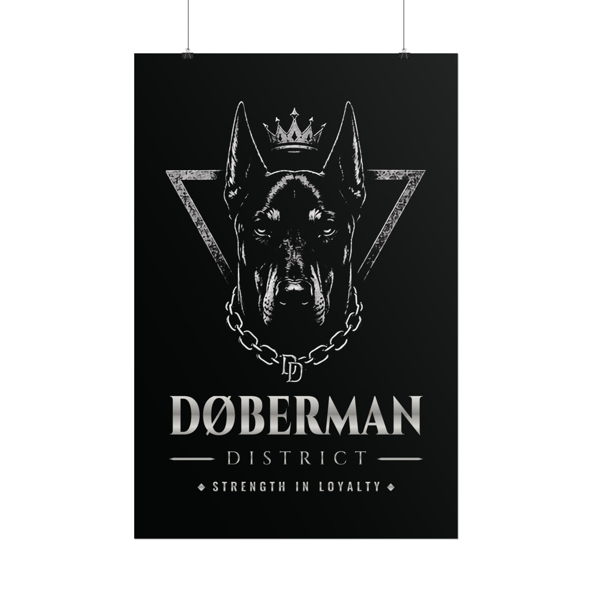 DOBERMAN DISTRICT 24X36 Poster