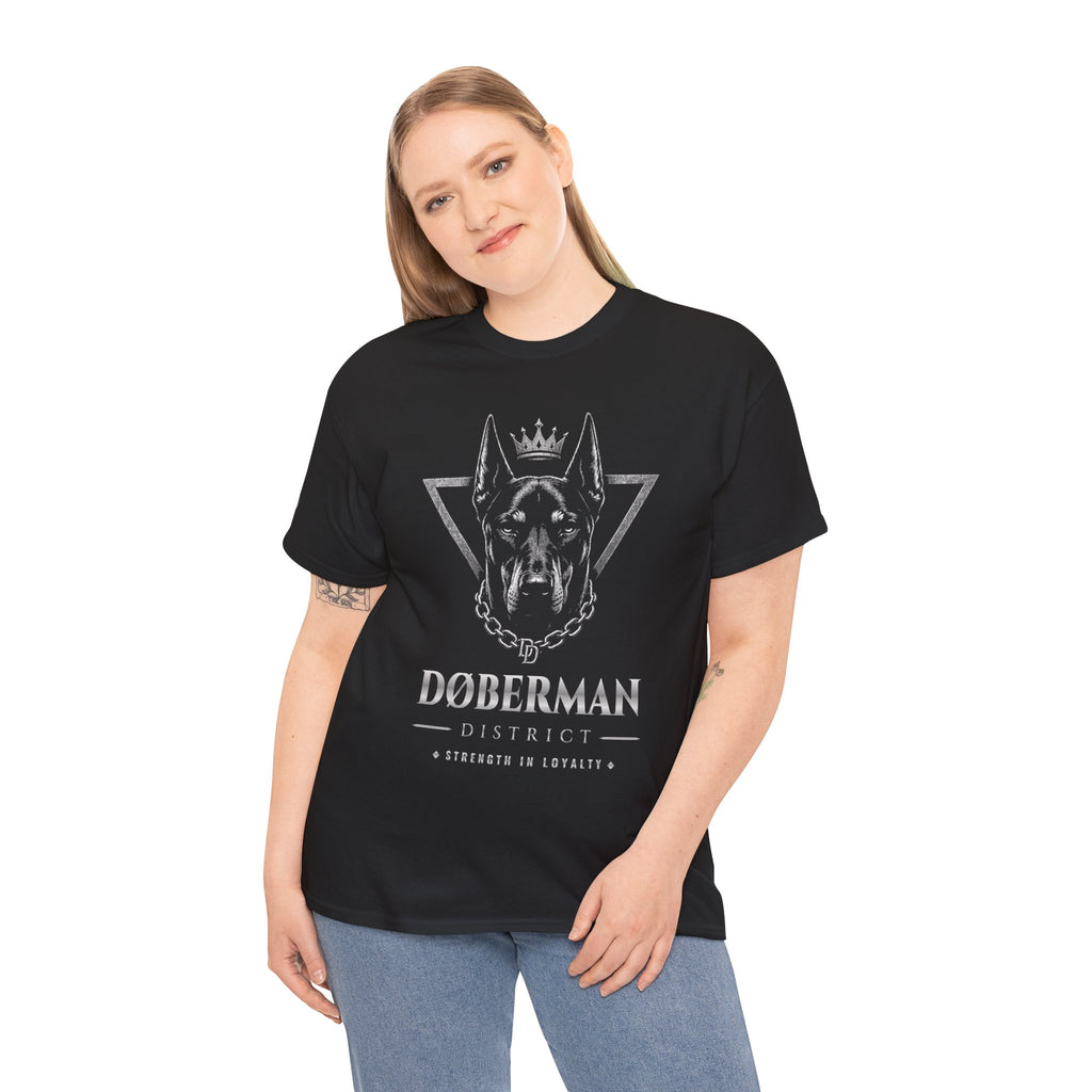DOBERMAN DISTRICT UNISEX HEAVY COTTEN TEE