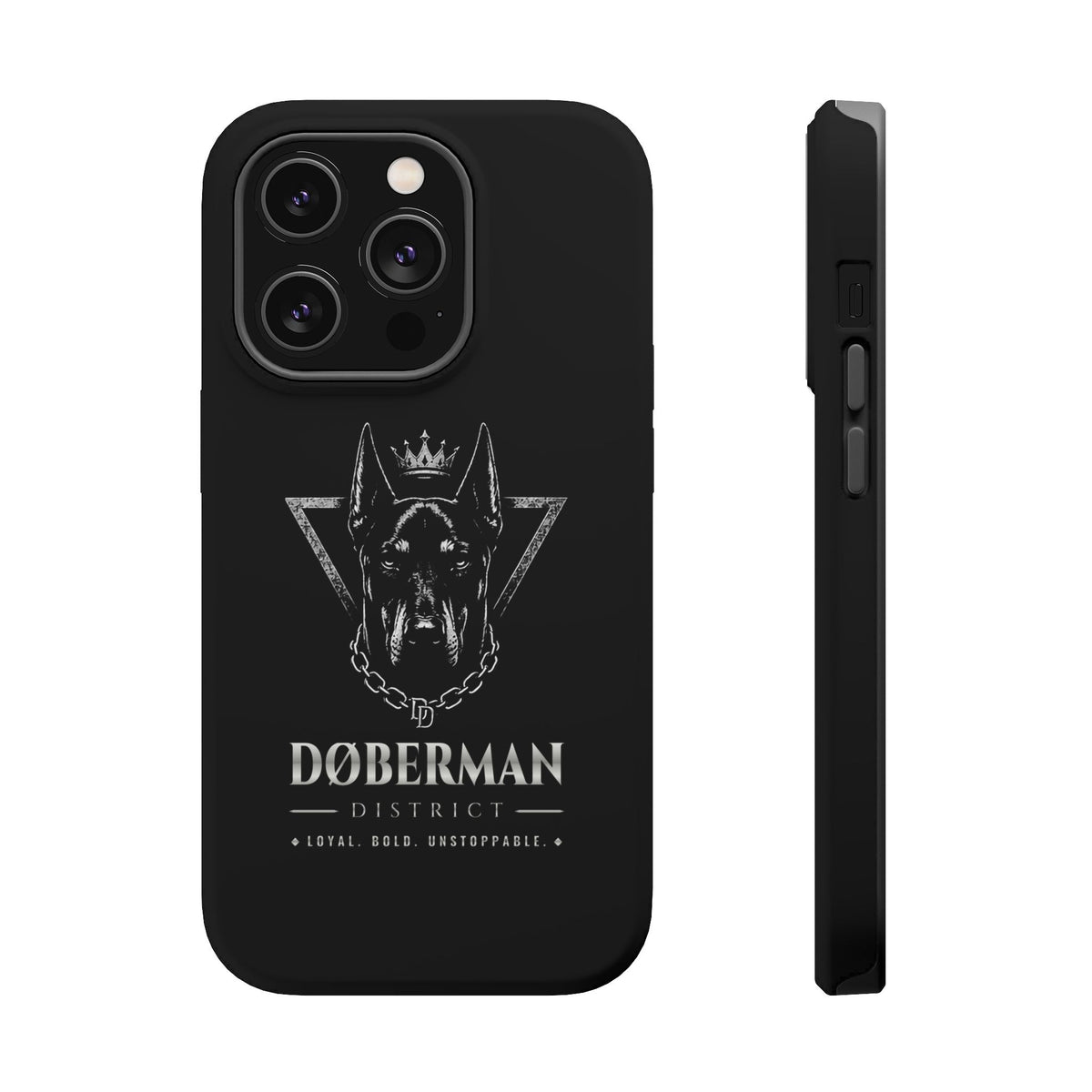 DOBERMAN DISTRICT MAGNETIC PHONE CASES