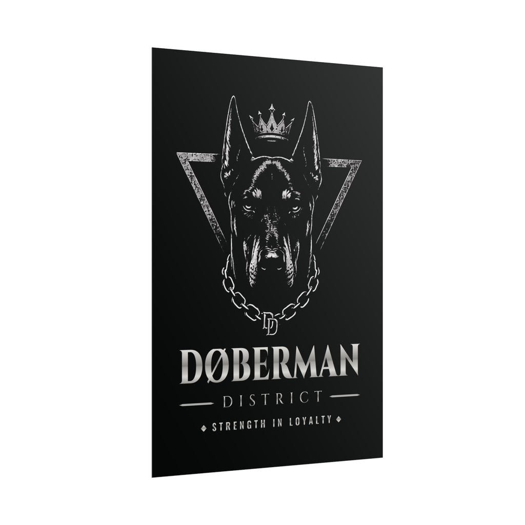 DOBERMAN DISTRICT 24X36 Poster