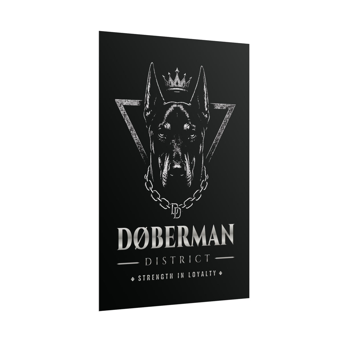DOBERMAN DISTRICT 24X36 Poster