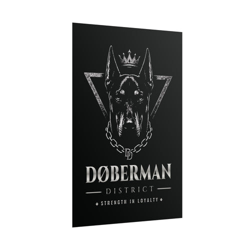 DOBERMAN DISTRICT 24X36 Poster