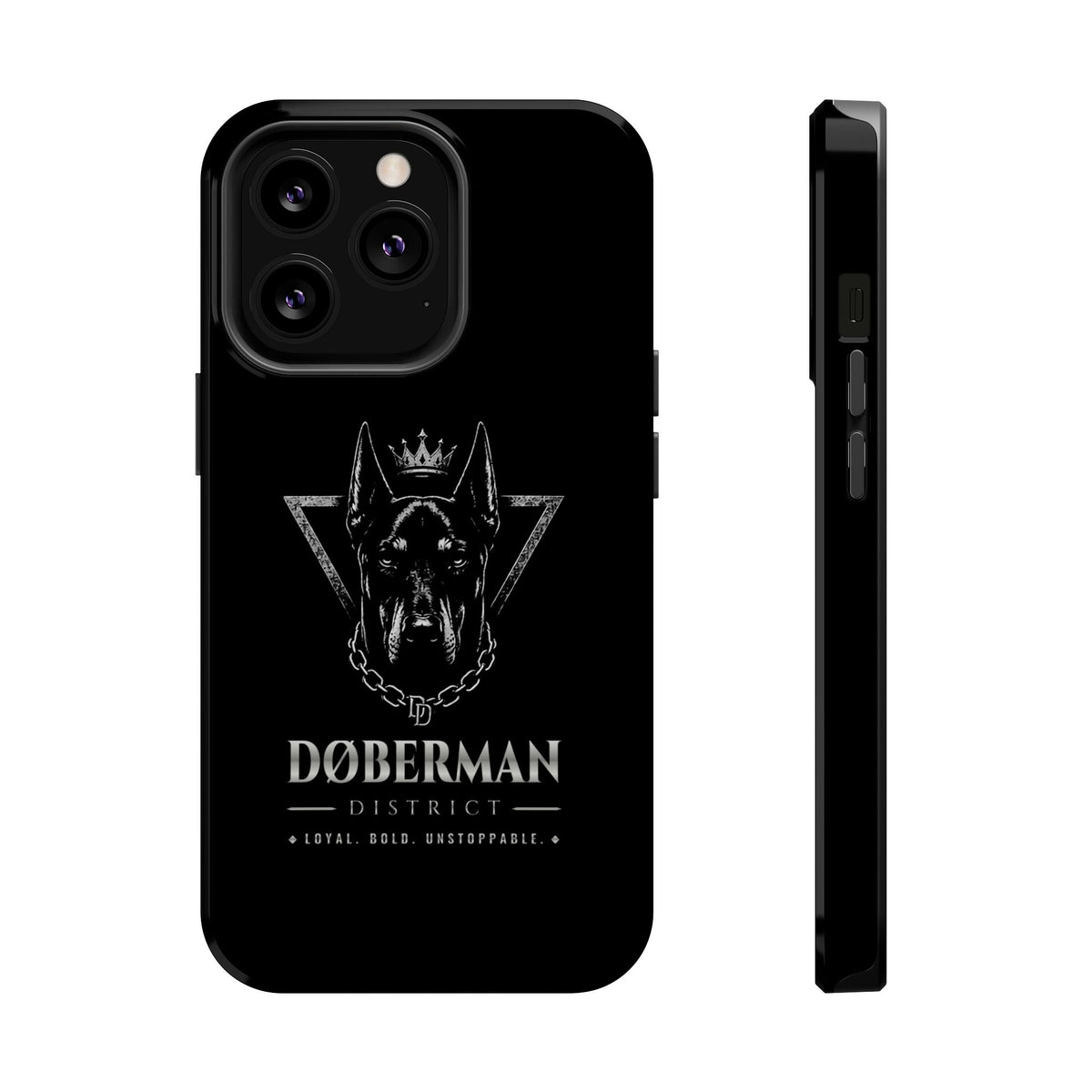 DOBERMAN DISTRICT MAGNETIC PHONE CASES